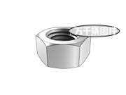 米制重型六角螺母 ASME B18.2.4.6M