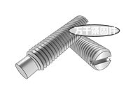 開槽圓柱端緊定螺釘 ASME B18.6.2