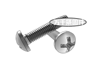 C牙細(xì)牙開槽球面圓柱頭自攻螺釘 ASME B18.6.4
