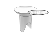 扁圓頭半空心鉚釘 ASME B18.7