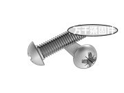 米字槽盤(pán)頭三角鎖緊螺釘 DIN 7500C
